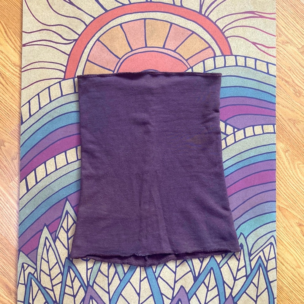 Gaia conceptions fleece tube top crop or skirt